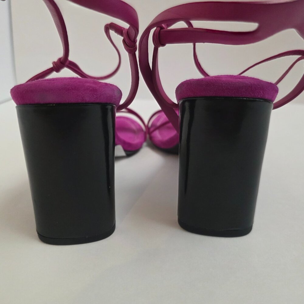 Rag & Bone Vossen Strappy High Heel Sandals in Fuchsia - Picture 13 of 16